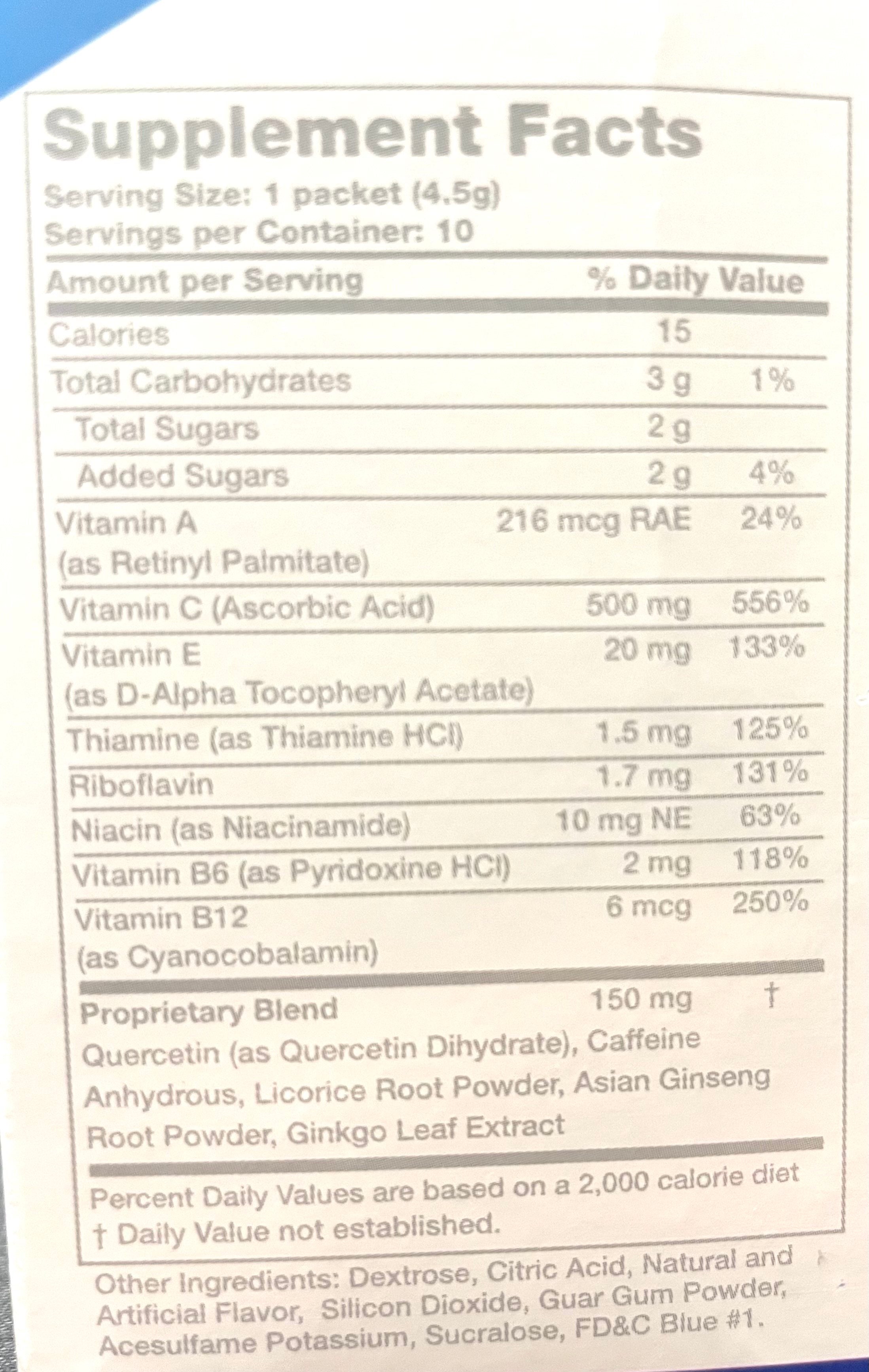 Jump Start Energy Drink Mix